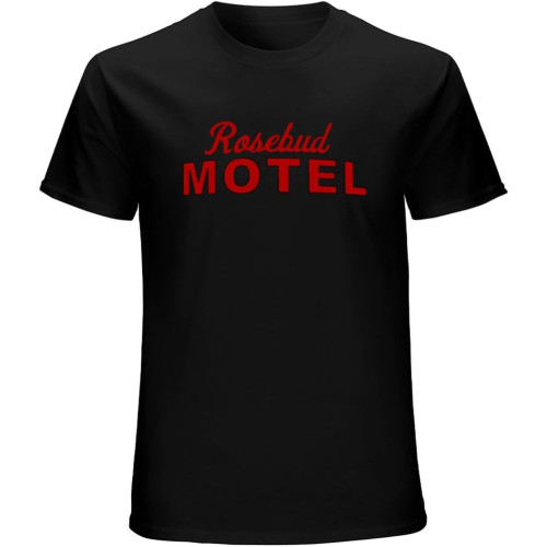 Rosebud Motel Unisex Tee Shirt Men's Black T-Shirt