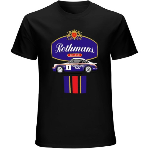 Rothmans 911 Unisex Tee Shirt Men's Black T-Shirt Rothmans 911 Unisex Tee Shirt Men's Black T-Shirt