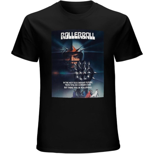 Rollerball 1975 Sport Action Cult Movie Unisex Tee Shirt Men's Black T-Shirt Rollerball 1975 Sport Action Cult Movie Unisex Tee Shirt Men's Black T-Shirt