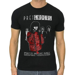 Pretenders T-Shirt 80 Concert Retro Men tee Black - tee Pretenders T-Shirt 80 Concert Retro Men tee Black - tee