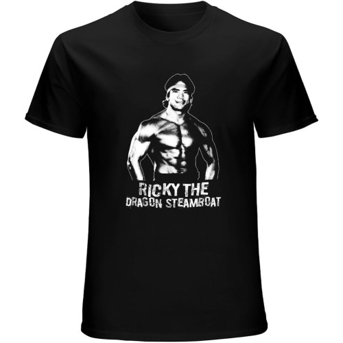 Ricky The Dragon Steamboat Retro Legends of Wrestling Unisex Tee Shirt Men's Black T-Shirt