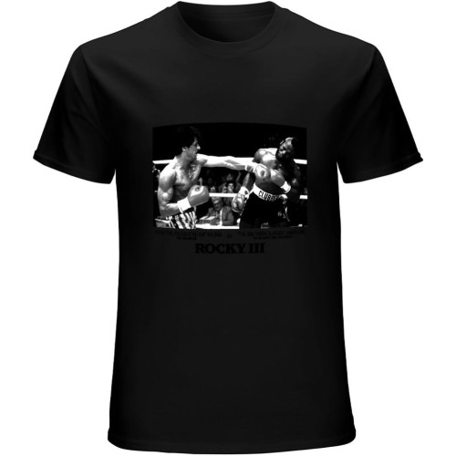 Rocky III Number One Contender Clubber Lang v Balboa Boxing Bill Unisex Tee Shirt Men's Black T-Shirt Rocky III Number One Contender Clubber Lang v Balboa Boxing Bill Unisex Tee Shirt Men's Black T-Shirt