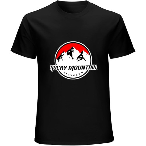 Rocky Mountain Bike Unisex Tee Shirt Men's Black T-Shirt Rocky Mountain Bike Unisex Tee Shirt Men's Black T-Shirt