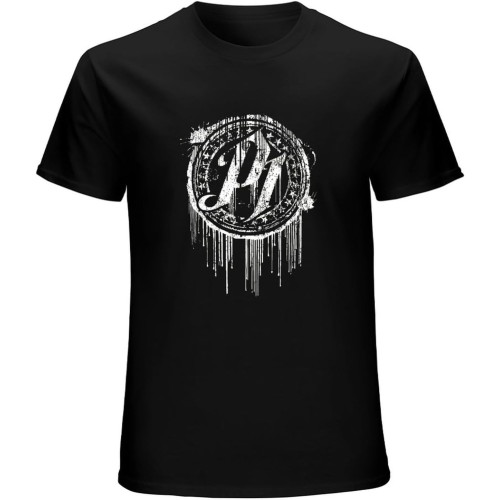 Hippy Tree T-Shirt Black Unisex Mens Tees Hippy Tree T-Shirt Black Unisex Mens Tees