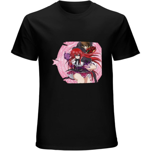 High School DxD T-Shirt Black Unisex Mens Tees High School DxD T-Shirt Black Unisex Mens Tees