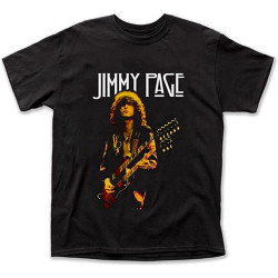 Jimmy Page T-Shirt Graphic Reprint Tee Men Mic Fan Shirt