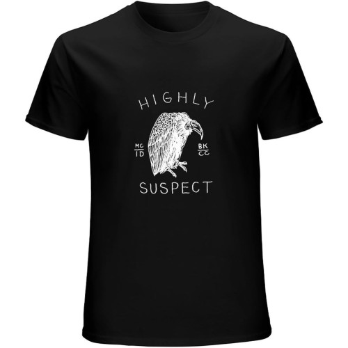 Highly Suspect Poster Concert T-Shirt Black Unisex Mens Tees Highly Suspect Poster Concert T-Shirt Black Unisex Mens Tees
