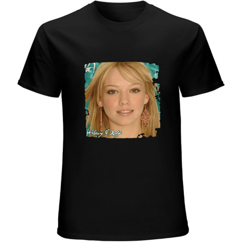 Hilary Duff Metamorphosis T-Shirt Black Unisex Mens Tees Hilary Duff Metamorphosis T-Shirt Black Unisex Mens Tees