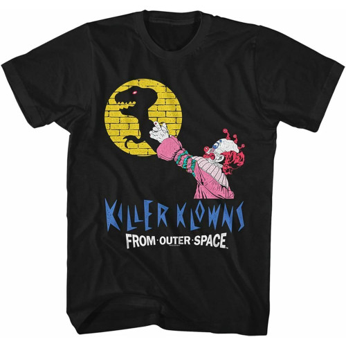 Killer Klowns from Outer Space Shadow Puppet Show Adult T Shirt