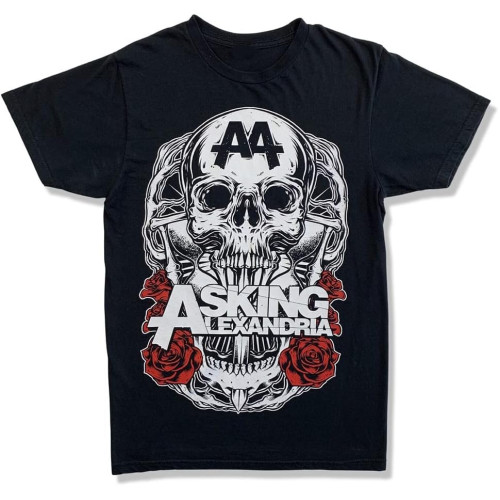 Asking Alexandria T Shirt 00S Music Tee Size Medium M