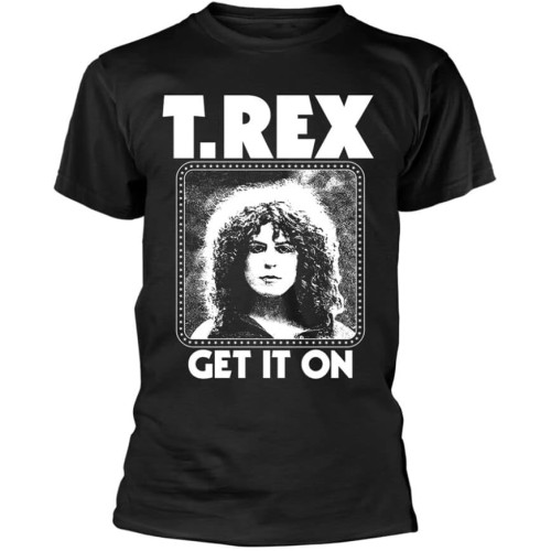 T. Rex 'Get It On' (Black) T-Shirt - New & ! Black S