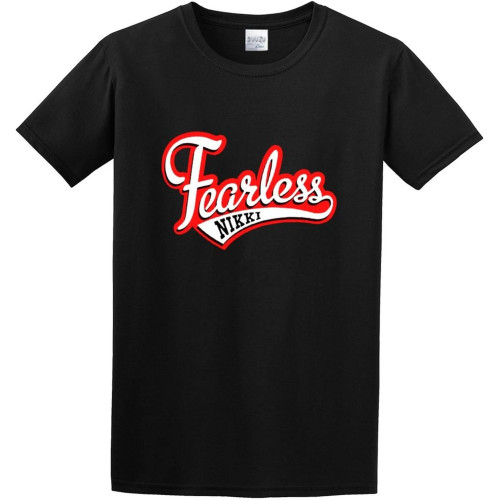Nikki Bella Fearless T-Shirt Men's Black Tee Nikki Bella Fearless T-Shirt Men's Black Tee