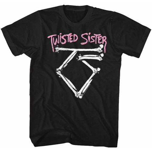 Twisted Sister Bone Logo Adult T Shirt