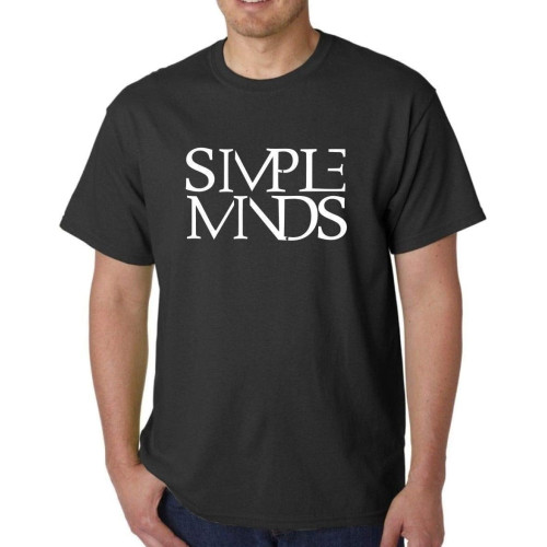 Simple Minds Mens T Shirt Fashion Cotton Tops Size S-4XL Black Simple Minds Mens T Shirt Fashion Cotton Tops Size S-4XL Black