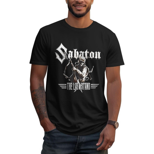 Summer Cotton T-Shirt Sa$ba$t#on for Mens Tees Men's Cool Logo Graphic Printing Crew Neck Short Sleeve T Shirts Tops Short Sleeve T Shirts Fans Merch Tops