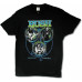 Rush Live in Concert Classic Pics Mens Black Mens T Shirt 100% Cotton Band Merch