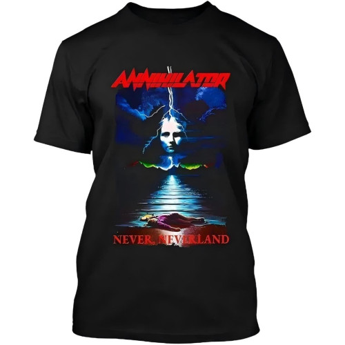 Annihilator-Never-Neverland-T-Shirt-Short-Sleeve-BE1130Cotton-oversized