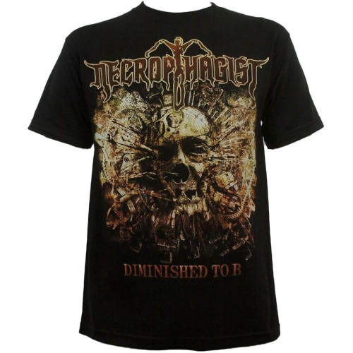 Necrophagist Band Diminished to B Song Lyrics T-Shirt S-3Xl Black Necrophagist Band Diminished to B Song Lyrics T-Shirt S-3Xl Black