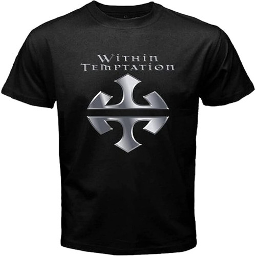 mouK Within Temptation Band Logo Men's Men T Shirt