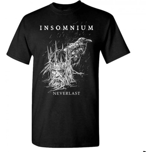 YDRO INSOMNIUM cd lgo NEVERLAST Official Shirt XL New Heart Like a Grave Black YDRO INSOMNIUM cd lgo NEVERLAST Official Shirt XL New Heart Like a Grave Black