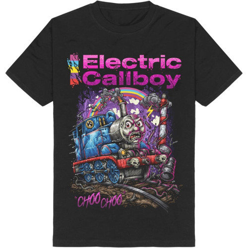 Electric CALLBOY - Choo Choo Tekkno Train T-Shirt Eskimo Callboy. Black XS Electric CALLBOY - Choo Choo Tekkno Train T-Shirt Eskimo Callboy. Black XS