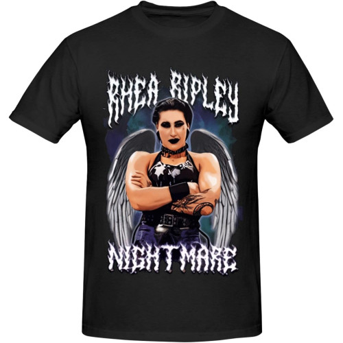 Rhea and Ripley T-Shirt Youth & Adult Men Guys Short Sleeve T-Shirts, Crew Neck Top Clothing Tees