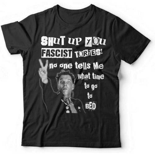 Short Sleeve Shut Up You Fascist Tories Tshirt Unisex & Kids - Young Ones, Rik Mayall, Rick Shirt Top Sweatshirt Black M Short Sleeve Shut Up You Fascist Tories Tshirt Unisex & Kids - Young Ones, Rik Mayall, Rick Shirt Top Sweatshirt Black M