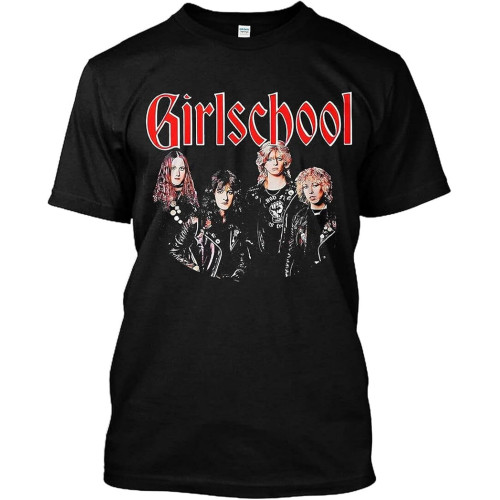 Men's 9319-Girlschool T-Shirt Black