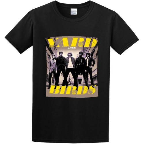 Short Sleeved T-Shirt Yardbirds Yardbirds 1966 Pack T-Shirt Black Short Sleeved T-Shirt Yardbirds Yardbirds 1966 Pack T-Shirt Black