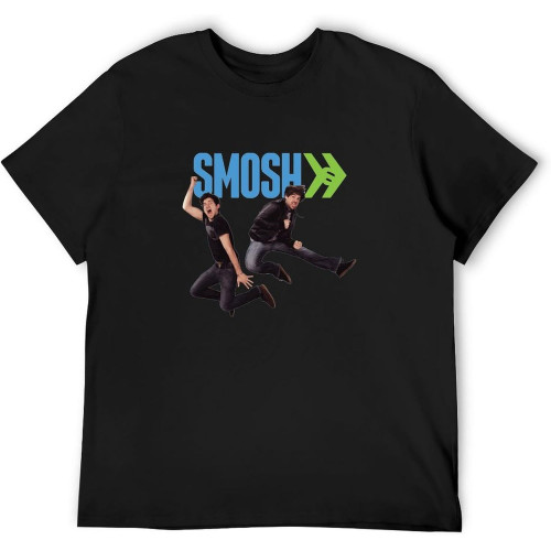 Adult T-Shirts Smosh Ian & Anthony Black