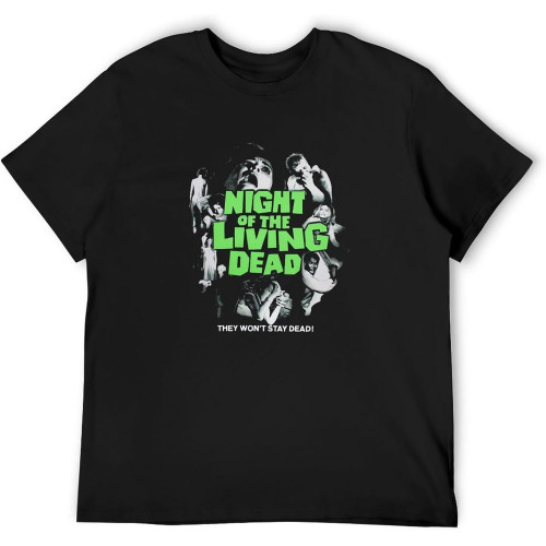 Adult T-Shirts Plan 9 Night of The Living Dead Black Adult T-Shirts Plan 9 Night of The Living Dead Black