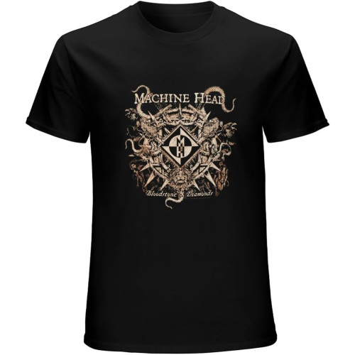 Machine Head Bloodstone Diamonds Songs Mens T Shirt Black Machine Head Bloodstone Diamonds Songs Mens T Shirt Black