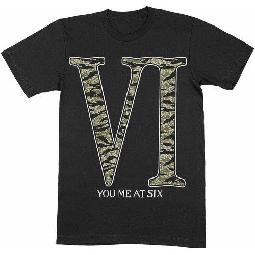 You Me at Six Camo Logo Mens T Shirt You Me at Six Tee You Me at Six Camo Logo Mens T Shirt You Me at Six Tee