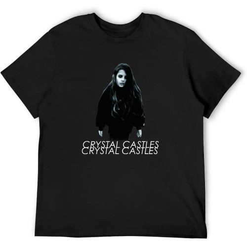 Fashion T-Shirts Crystal Castles Black