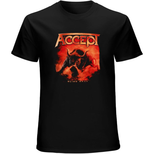 Fashion T-Shirts Accept Blind Rage Black