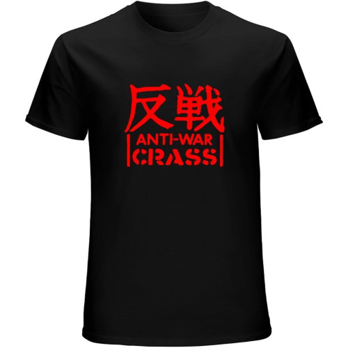 Crass Anti War Discharge Leftover Crack Choking Victim Nausea Subhumans Men T-Shirt Black Crass Anti War Discharge Leftover Crack Choking Victim Nausea Subhumans Men T-Shirt Black