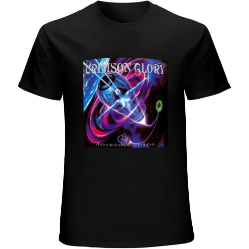 Crimson Glory Transcendence Heavy Metal Band Men's T Shirt Black Crimson Glory Transcendence Heavy Metal Band Men's T Shirt Black