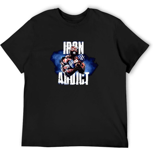 Unisex T-Shirt Ct Fletcher Iron Addict Vol Ii Black Unisex T-Shirt Ct Fletcher Iron Addict Vol Ii Black