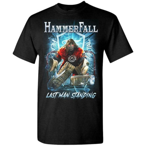 HammerFall Last Man Standing T Shirt Black HammerFall Last Man Standing T Shirt Black