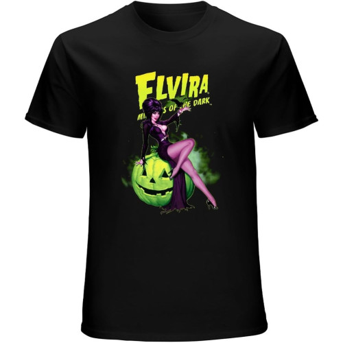 Men's T-Shirts Elvira Mistress of The Dark Black Men's T-Shirts Elvira Mistress of The Dark Black