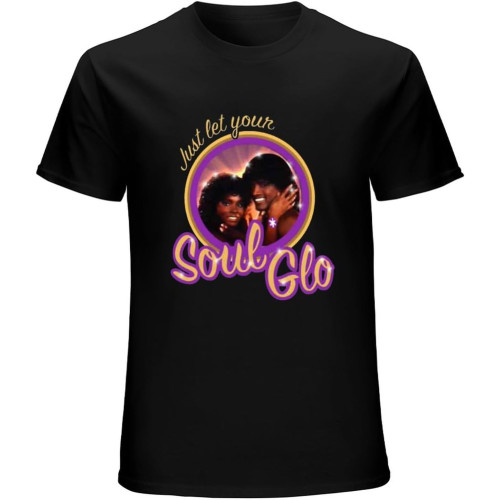 Just Let Your Soul Glo T-Shirt Unisex Gift Men's Black Tees
