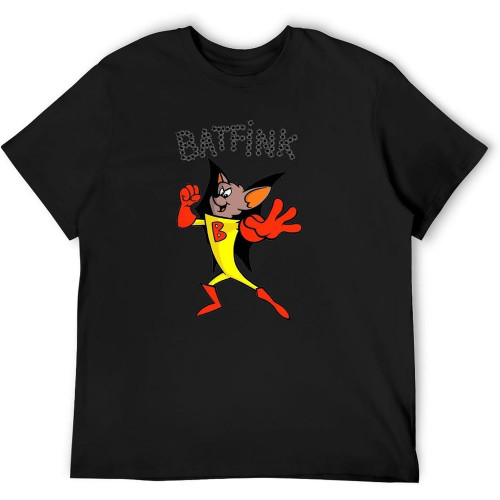 Batfink Retro Vintage Cartoon 70's Throwback Nostalgia T-Shirt Unisex Gift Men's Black Tees