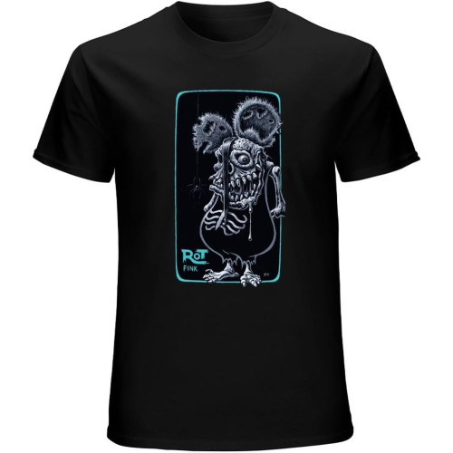 Rat Fink Music T-Shirt Unisex Gift Men's Black Tees Rat Fink Music T-Shirt Unisex Gift Men's Black Tees