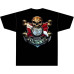 Amphibious Outfitters T-Shirt - Your Time' Up - Black Black Amphibious Outfitters T-Shirt - Your Time' Up - Black Black