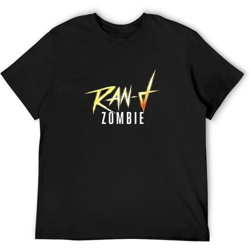 Ran-D Zombie T-Shirt Unisex Gift Men's Black Tees