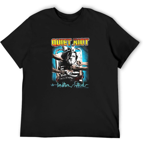 Quiet Riot Condition Critical Metal Album Cover Tour T-Shirt Unisex Gift Men's Black Tees Quiet Riot Condition Critical Metal Album Cover Tour T-Shirt Unisex Gift Men's Black Tees
