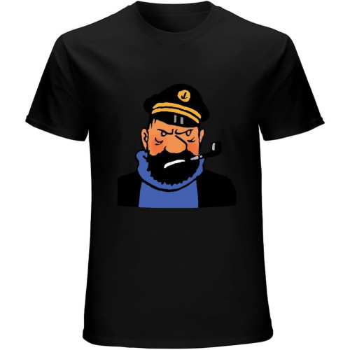 T-Shirt for Men Captain Haddock Printed T Shirt Men Sunlight Tee Shirt Funny Hiphop Tops T-Shirt for Men Short Sleeve Black T-Shirt for Men Captain Haddock Printed T Shirt Men Sunlight Tee Shirt Funny Hiphop Tops T-Shirt for Men Short Sleeve Black