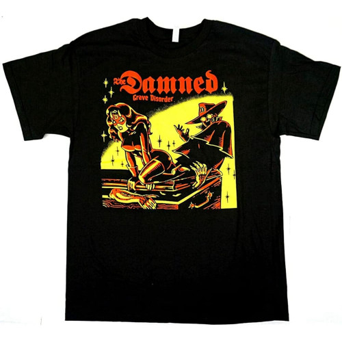 The Damned Grave Disorder T-Shirt Punk Rock Tee Mens New Black