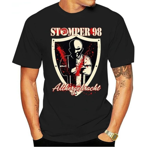 Stomper 98 T Shirt for Men Ropa Hombre Black