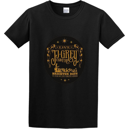 Men T Shirt Brighter Days Jj Grey and Mofro Album Shirt Men Cotton Tee Cool T Shirt Black Men T Shirt Brighter Days Jj Grey and Mofro Album Shirt Men Cotton Tee Cool T Shirt Black